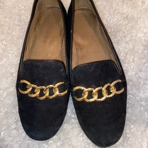 Black loafers/flats/shoes